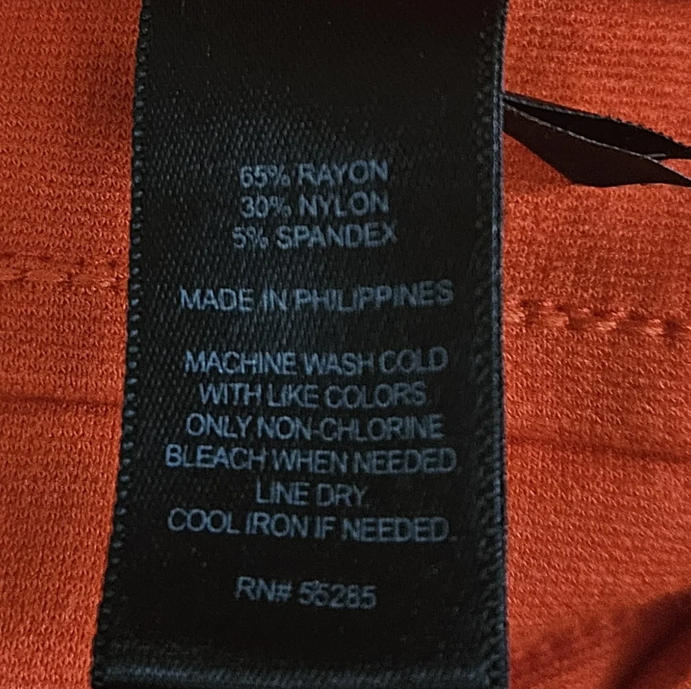 Express Vibrant Orange Mini Skirt - Picture 4 of 4